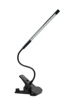 black Современный минималистичный светодиодный светильник-книга, креативный USB сенсорный зажим, защита глаз, лампа для чтения, прикроватная лампа для спальни, Офисная энергосберегающая лампа - Цвет корпуса: black