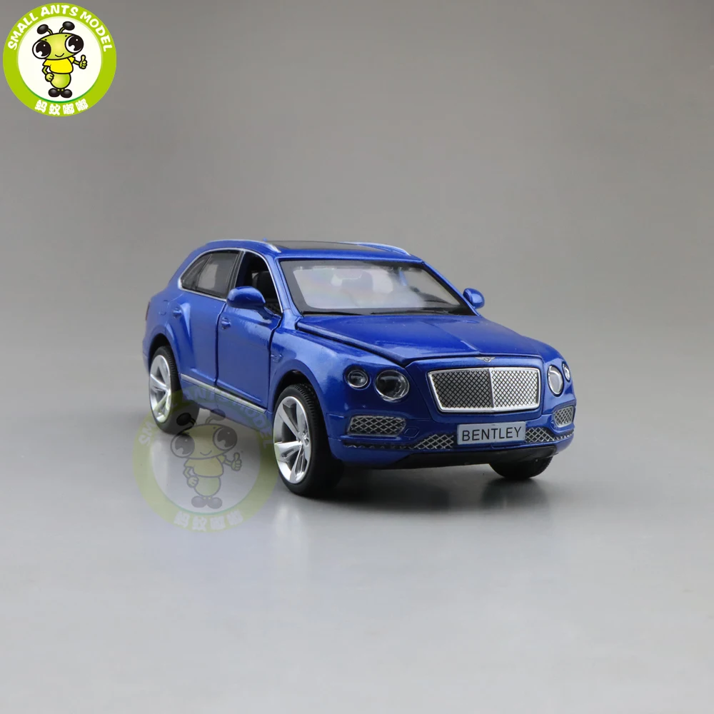 1/34 Bentley Bentayga SUV MSZ CAIPO литая металлическая Модель автомобиля игрушки для детей Детское звуковое освещение Вытяните назад Подарки