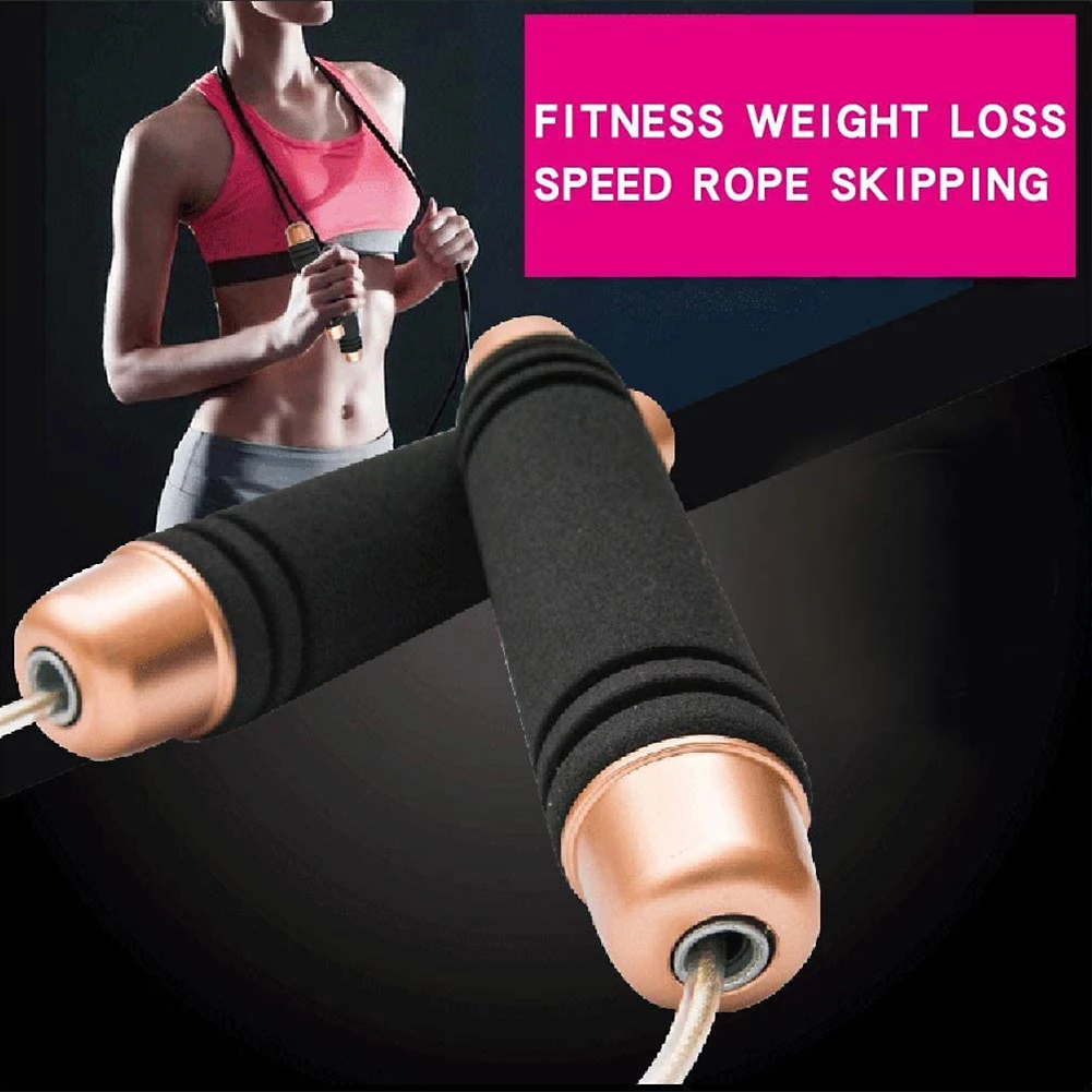 Ball Bearing Skipping Ropes Jump Rope Exercise Workout Gym Fitness