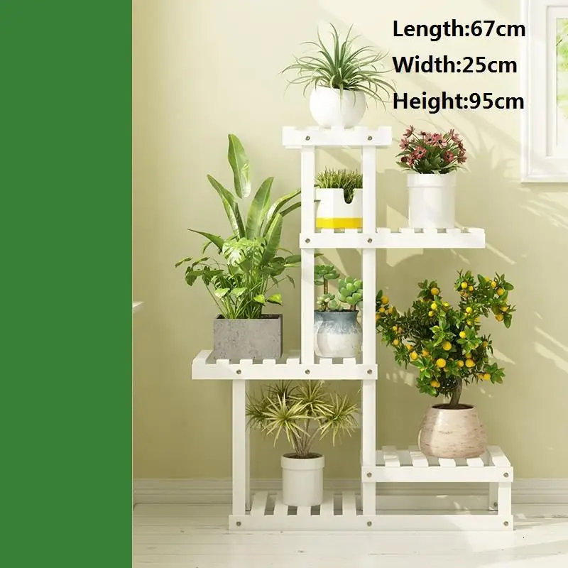 Деревянные полки для помещений Para Plantas Escalera гостиной Estanteria Jardin растения на