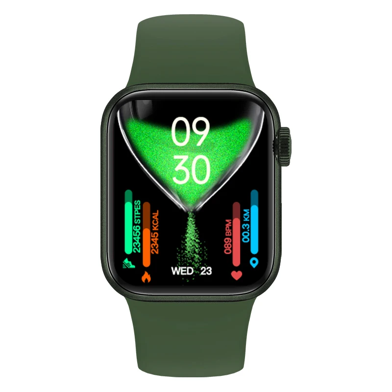 IWO I7 Mini Smart Watch 41mm Series 7 Music Bluetooth Call DIY Dials Mini Games Heart Rate Smartwatch Men Women For Android IOS 