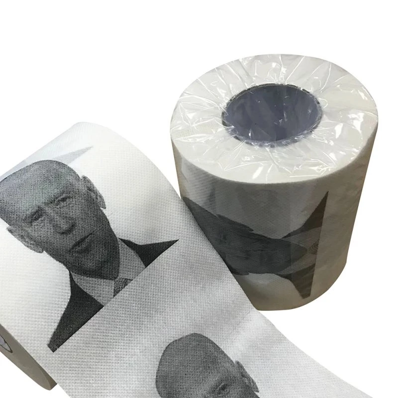 10 Rolls Pattern Toilet Paper Roll Novelty Gift Bathroom Paper Towel 250 Sheets Funny
