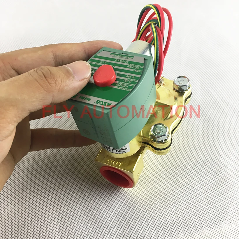 EF8210G003 8210G003 ASCO пилот управляемый взрывозащищенный 3/" латунный корпус общего обслуживания электромагнитный клапан