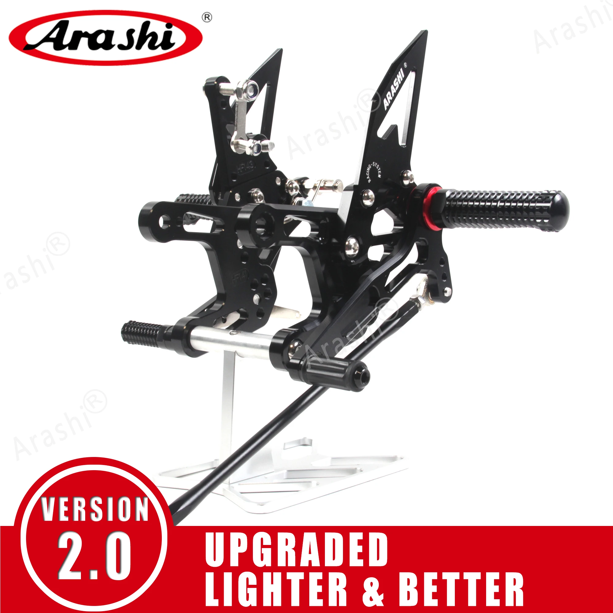 Араши для KAWASAKI ZX-10R 2004- CNC регулируемая подножка подножки Rearset ниндзя ZX10R ZX 10R 2005 2006 2007 2008 2009