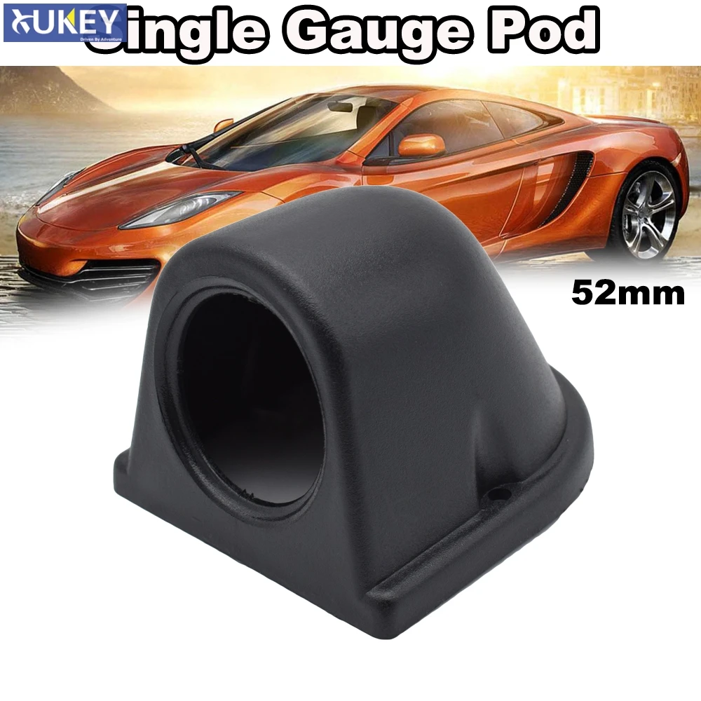 Universal Car 52mm 2'' Single Gauge Pod For Turbo Boost Volt Oil Water Temp Pressure PSI Air Fuel Ratio Tachometer Vacuum |