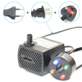

Submersible Water Pump with 12 LED Lights for Fountain Pool Garden Pond Swimming Pool TB Sale