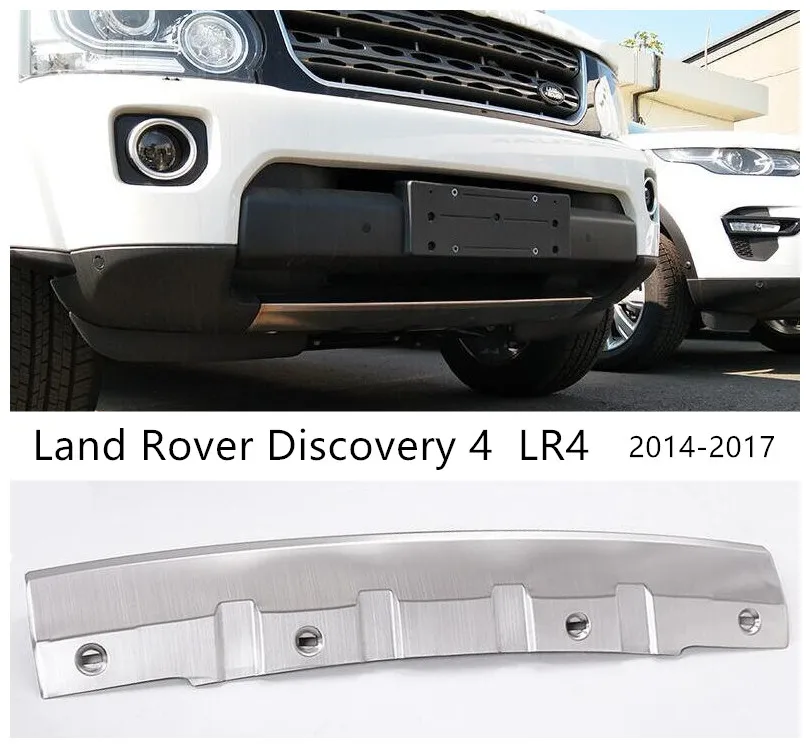 Front Bumper Guard Plate For Land Rover Discovery 4 LR4 2014 2015 2016 2017 Protector Anti-impact Stainless Steel Accessories | Автомобили