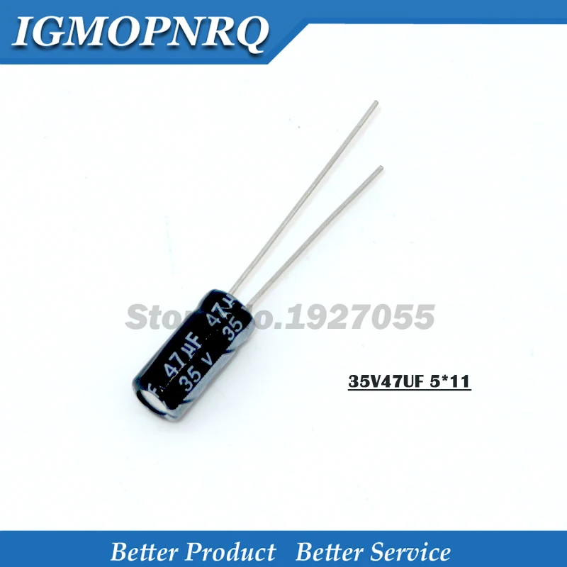 

50PCS 35V47UF 5*11mm 47UF 35V 5*11 Aluminum electrolytic capacitor new