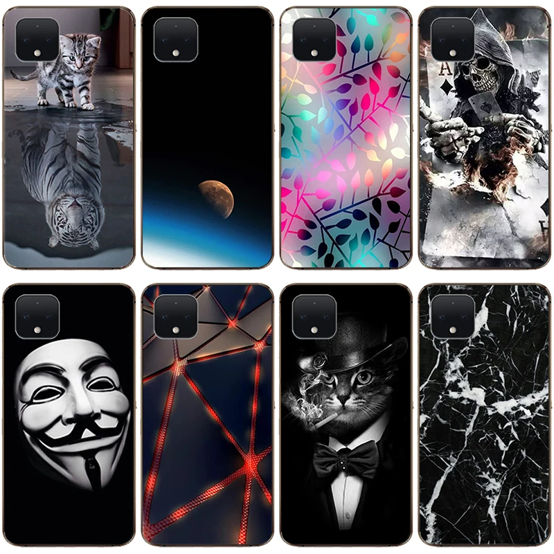 Мягкий симпатичный чехол с мультяшным рисунком для Google Pixel 4 4XL XL силиконовая