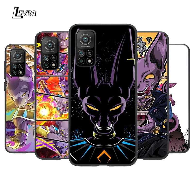 Аниме Beerus плохой силиконовый чехол для Xiaomi Mi Note 11 10T Размеры 9 и 10 9T SE 8 Lite рro ультра