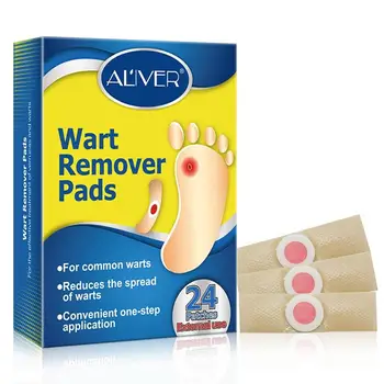 

24Pcs/box Foot Plasters Foot Corn Removal Warts Thorn Patches Foot Detox Callosity Curative Pads Patches Patch Toe Calluses S8C9