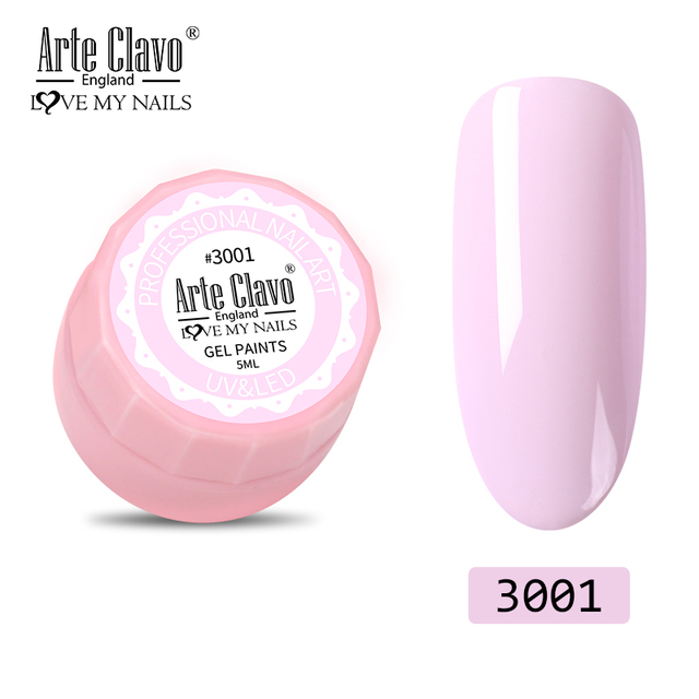 Clavo 5ML Painting Gel Nail Polish 72 Colors Gel Varnish Set For Manicure Top Base Coat Hybird Design of Nail Art Lacquer
