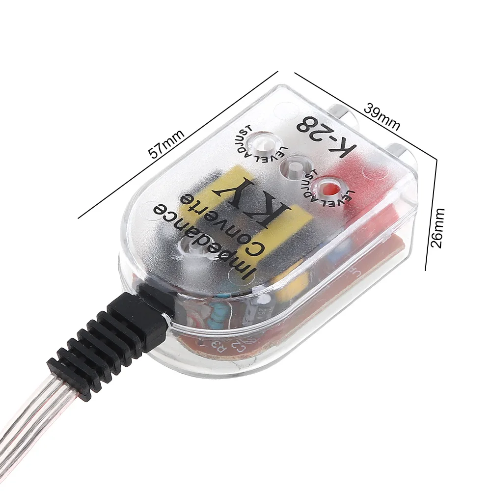 Double Coil Transformer RCA Car Subwoofer High Frequency to Low Frequency Converter with 82MM Line for Cars / Motorcycles