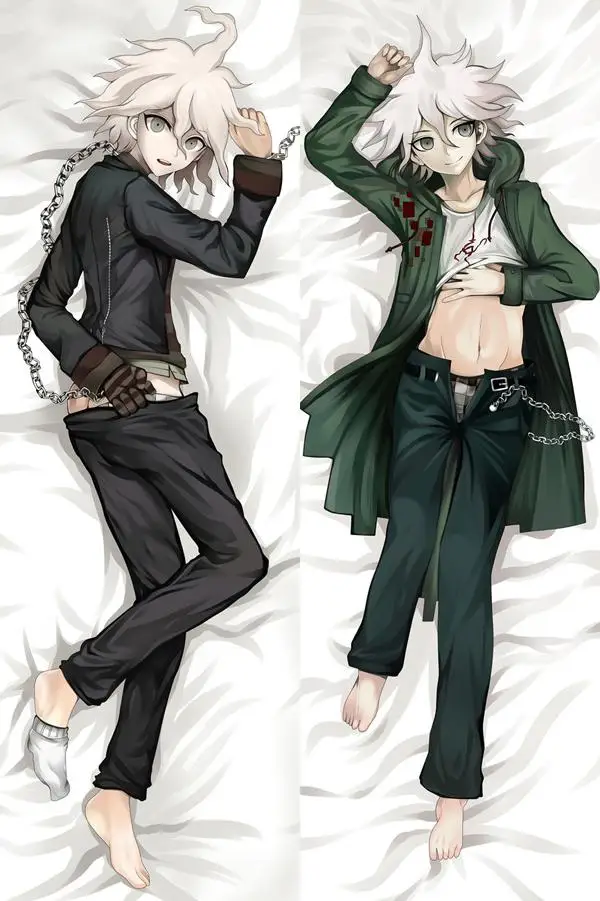

Cool Male Japanese Anime Nagito Komaeda Danganronpa Throw Otaku Dakimakura Gifts Bedding Hugging Body Pillow Case 2021 Cool Male