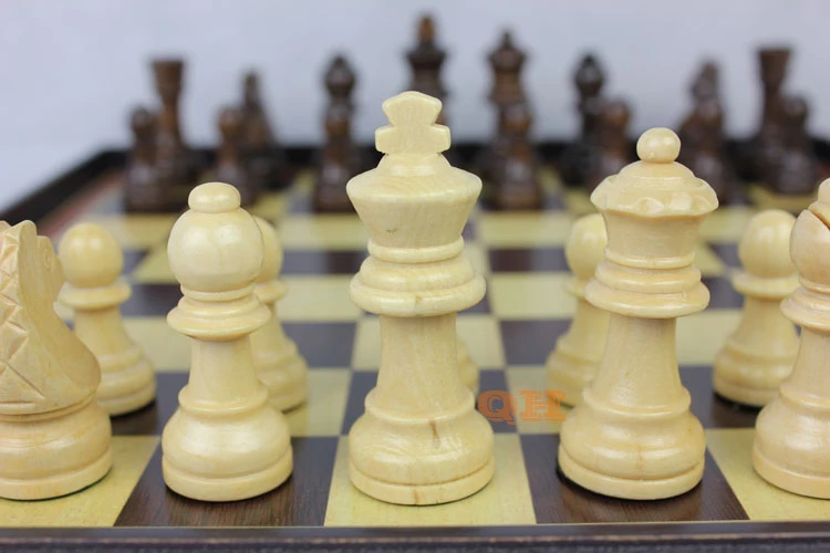 Новые шахматы, настольные игры деревянный Шахматный набор коробка деревянный стол Защита окружающей среды Натуральная Зеленая водяная краска настольные развлечения