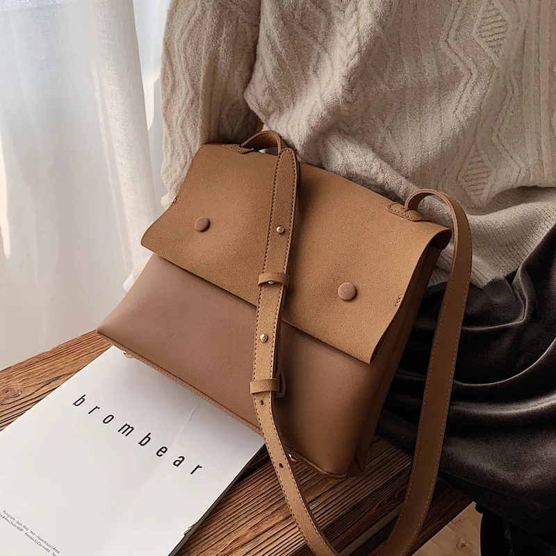 Винтажная модная большая сумка тоут новинка 2019 качественная матовая женская