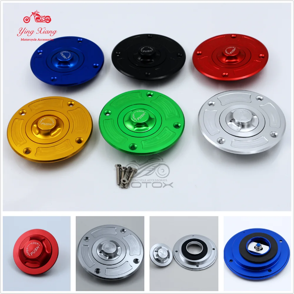 CNC Keyless Топливный газовый бак крышка подходит для Suzuki RGV250 SV650/S TL1000R/S GS600F/500