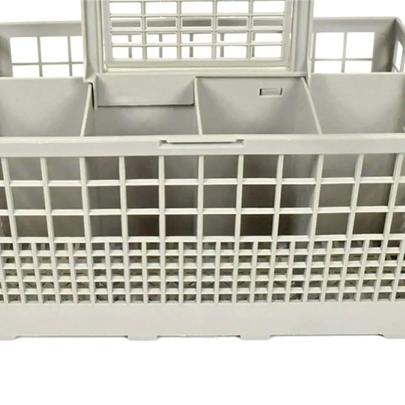 Universal Dishwasher Cutlery Basket High Capacity Plastic Gray Storage Box Household Kitchen Aid Storage Accessories Dropship