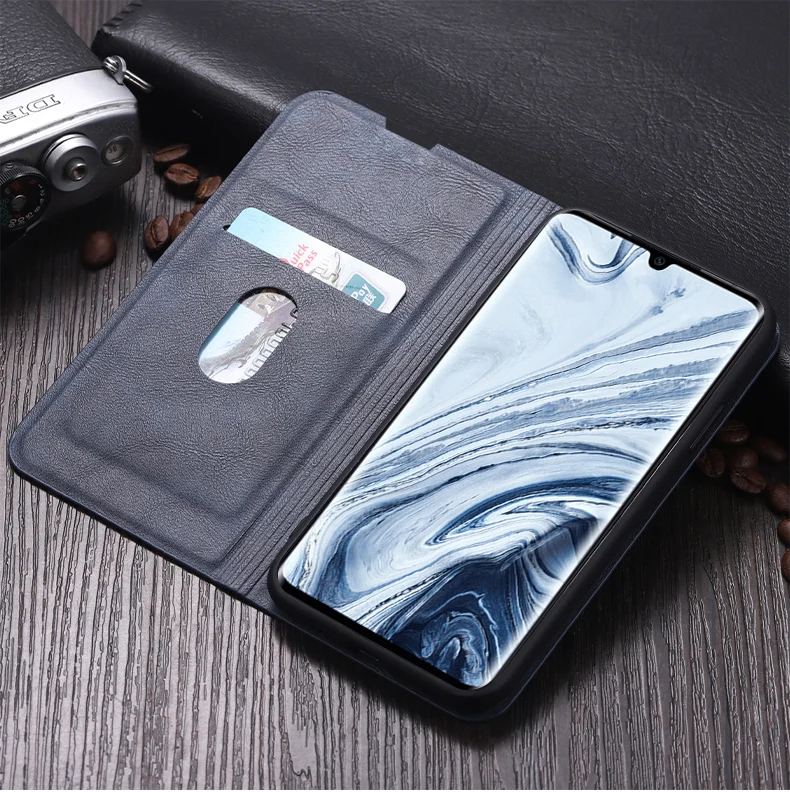 Магнитный деловой чехол для телефона для Xiao mi Red mi Note 8 7A K20 Pro mi 9 SE Lite CC9 CC9E mi A3 Чехол-держатель для карт флип-кошелек