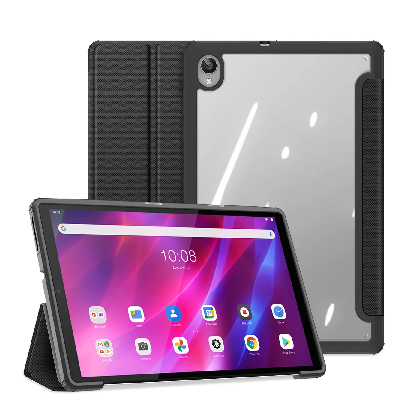For Lenovo Tab P11 / Pad Plus Case 11&quot Trifold Stand Leather Sleep Wake Slim Cover K10 M10 10.3&quot Dux Ducis | Компьютеры и офис