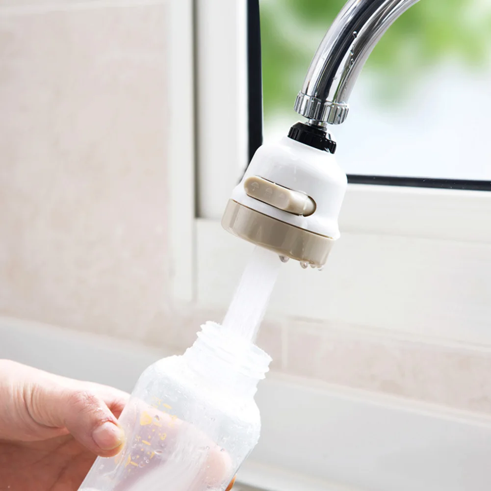 Durable Kitchen Bathroom Rotary Adjustable Water Saving Sprayer Anti-Splash Tap Home Filter Faucet Kitchen accessories