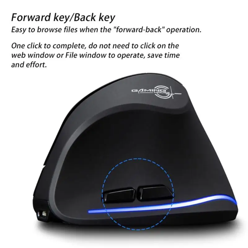 ZELOTES F-35 2,4 ГГц Вертикальная беспроводная мышь USB перезаряжаемая 2400 dpi 6 кнопок компьютерная игровая мышь геймерские мыши для ноутбука ПК