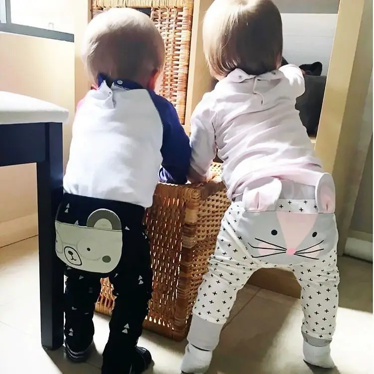 Imcute/Лидер продаж, весенне-осенняя одежда для детей длинные штаны-шаровары для мальчиков и девочек Хлопковые Штаны-леггинсы детские штаны