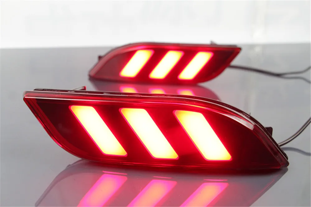 Автомобильная проблесковая 2 шт. Светодиодный отражатель задний бампер