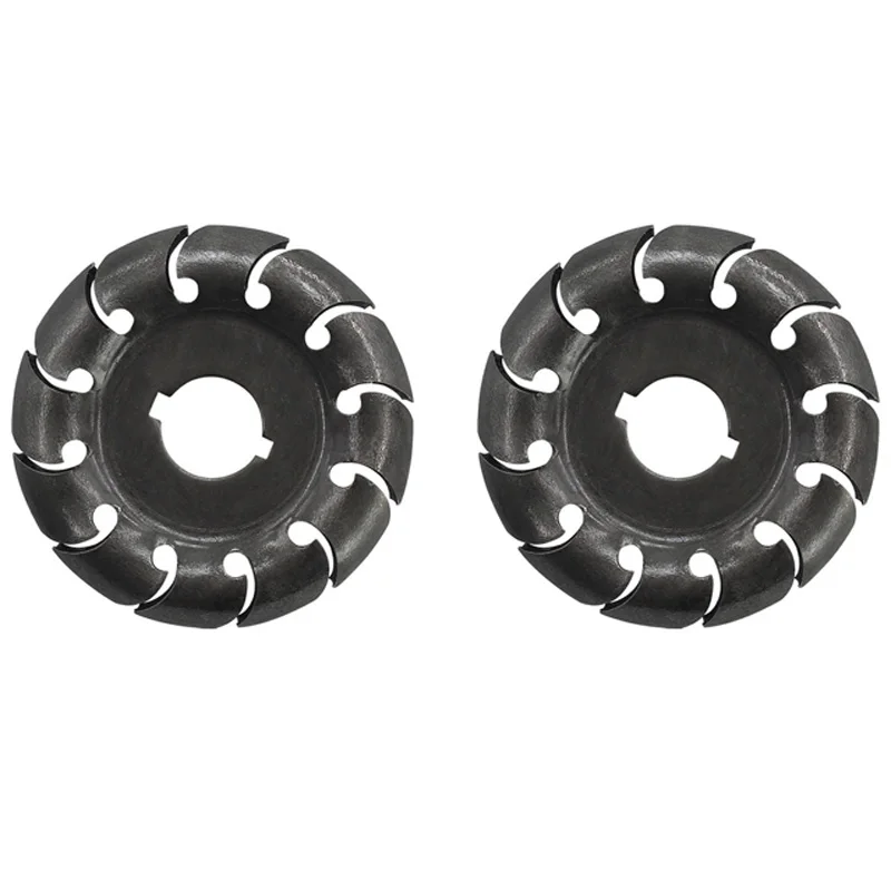 

2PCS 90mm Wood Carving Disc 12 Teeth Wood Shaping Disc 16mm Bore Multifunctional Grinding Wheel Attachment for 100/115 Angle Gri