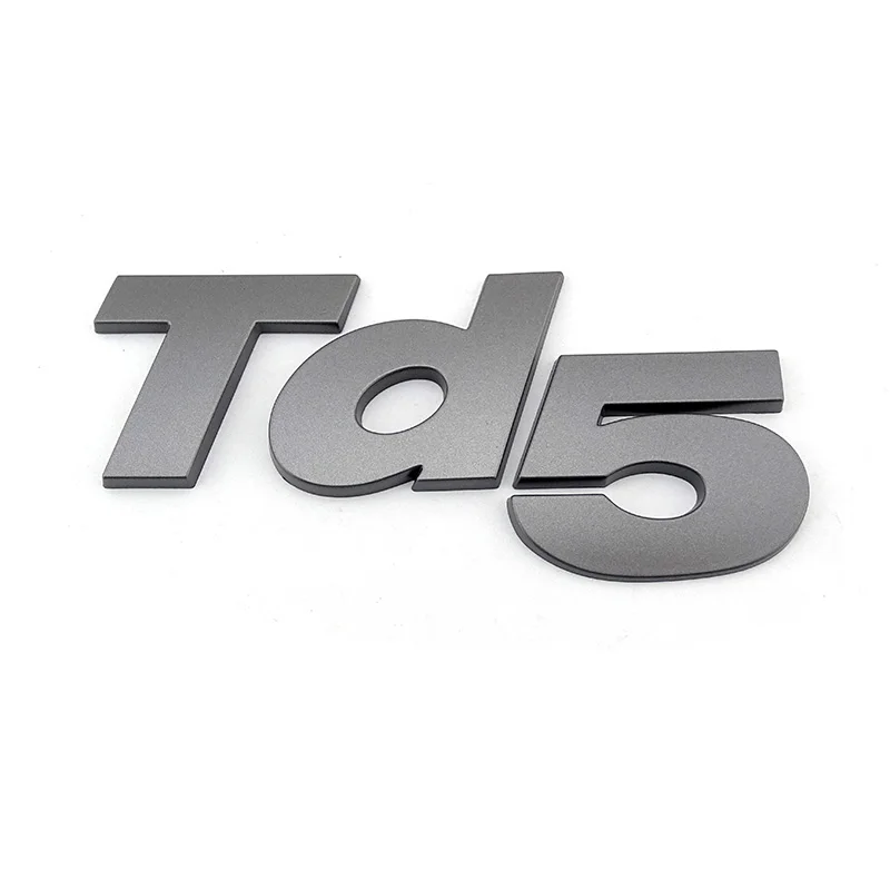 3D логотип автомобиля глянцевый черный Td5 автомобильные значки эмблема для land rover
