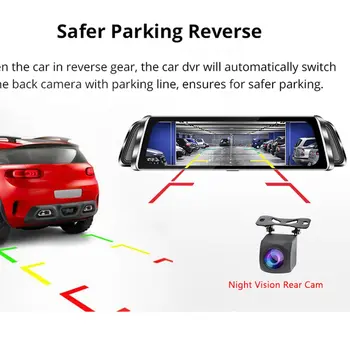 

X8 Full Screen 10 Inch Streaming Dual Lens Driving Recorder