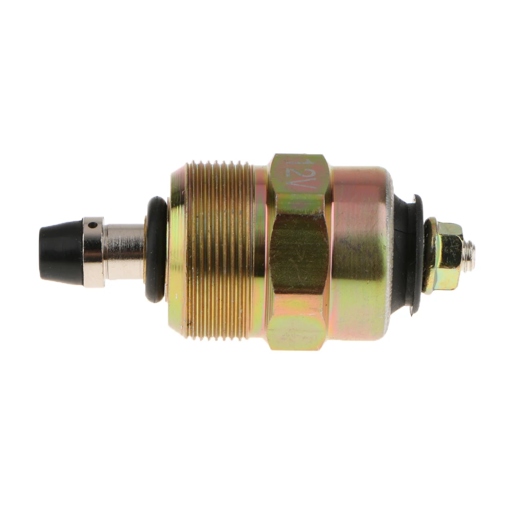 Fuel Shut Solenoid Valve 12V Yellow Injection Pump Fuel Shut Off Solenoid Valve For Dodge For Isuzu 0330001015
