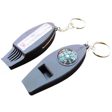 Многофункциональный 4 в 1 компас термометр свисток Лупа для путешествий кемпинга туризма альпинизма спорта на открытом воздухе