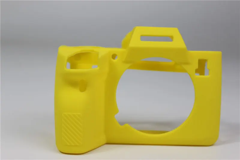 A7R IV Yellow Силиконовая кожа брони чехол для камеры Защитная крышка для sony Alpha A7 II A7R II A7S II A7 III A7R III IV A7M2 A7M3 A7RM3 A7RM4 - Цвет: A7R IV Yellow