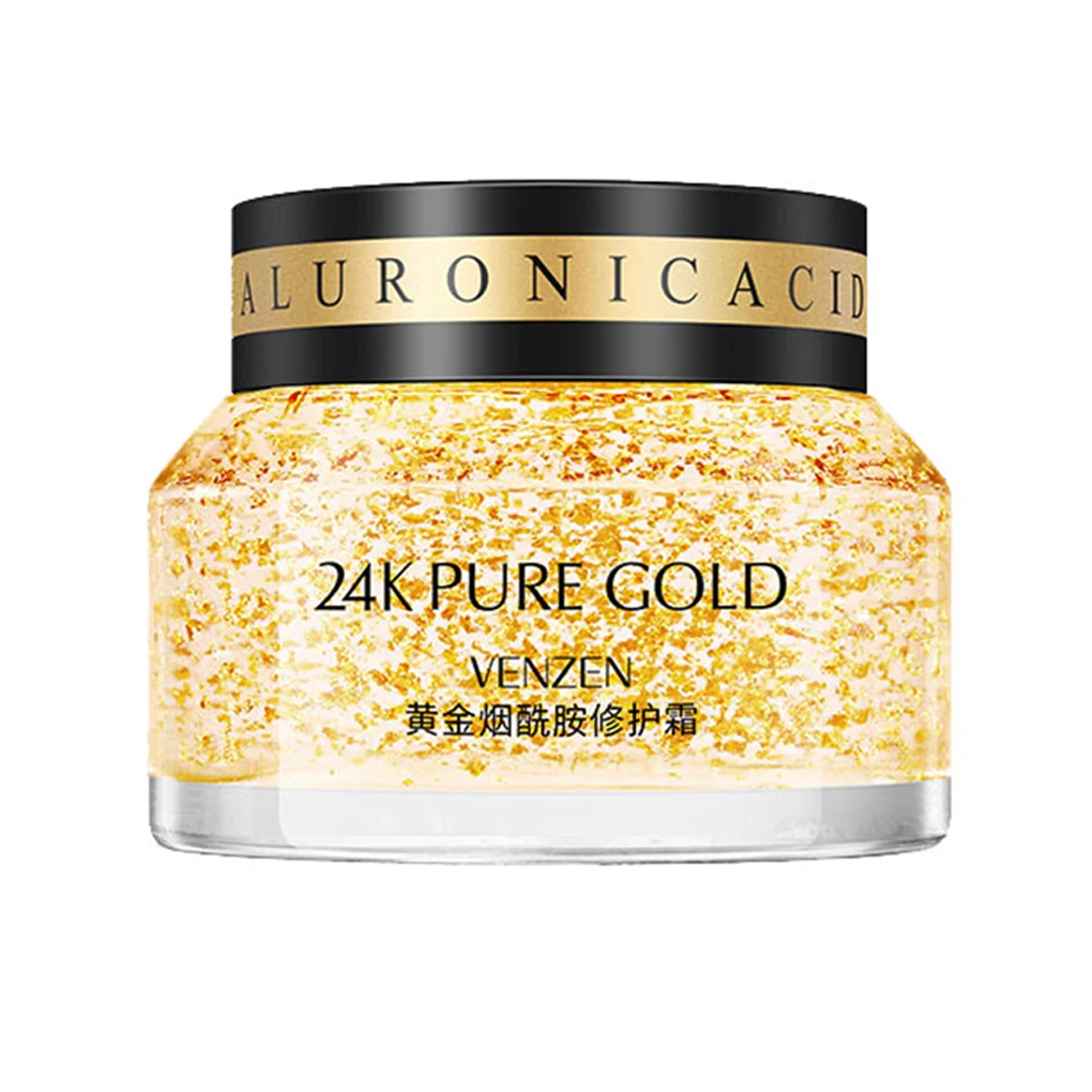 

Face Repair Cream Hydration Moisturizing Oil Control Smoothing Facial Skin Care Cream 24K Gold Niacinamide
