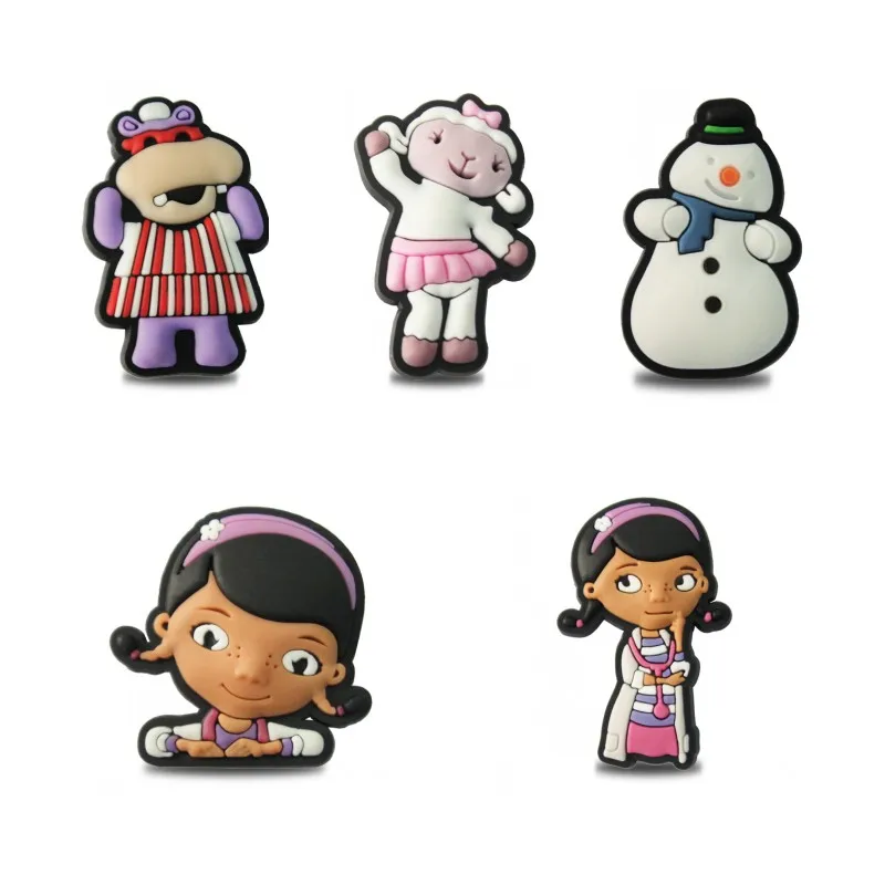 25 шт/лот Doc Mcstuffins пвх магниты на холодильник аниме магнитные наклейки магниты на холодильник домашний декор DIY игрушки Детский подарок - Цвет: 5014-02-06 mix25pcs