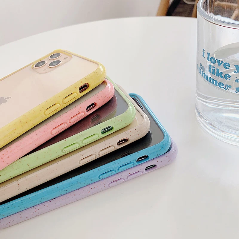 Чехол-бампер для iphone 11 11Pro Max для iphone XR X XS Max 7 8 Plus, прозрачная задняя крышка