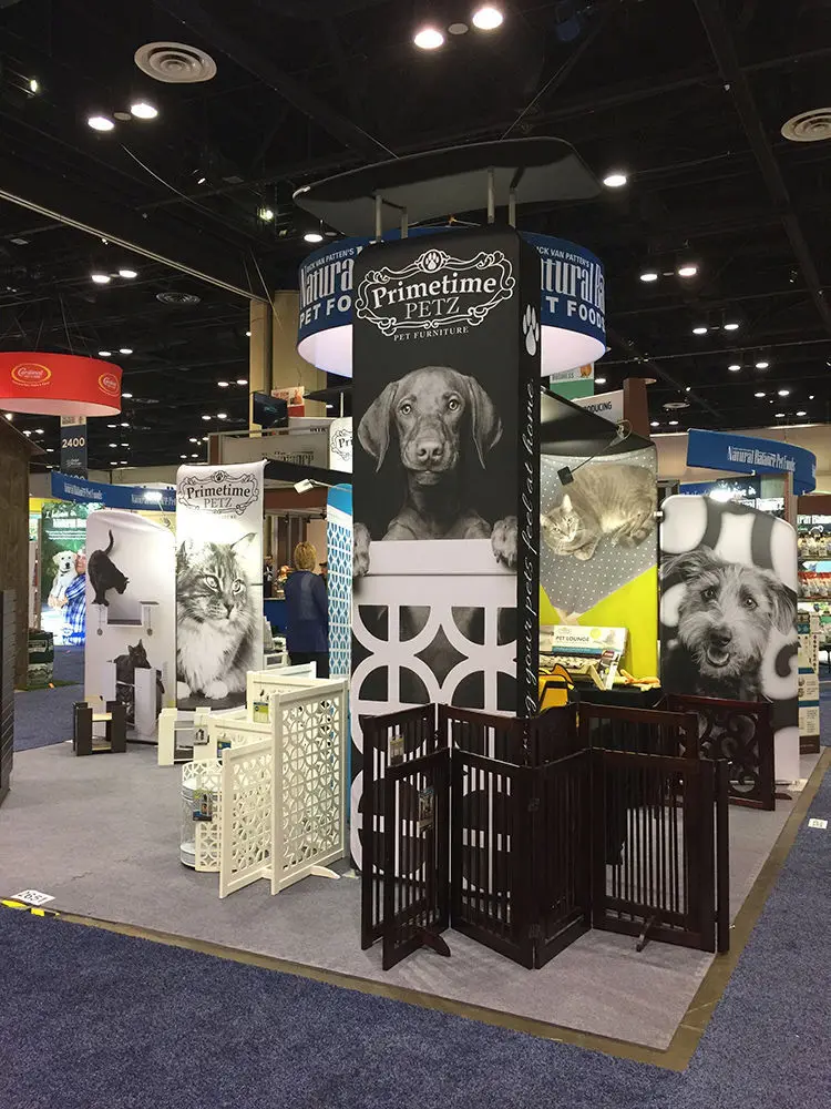 20 футов изготовленный на заказ портативный тканевый выставочный стенд наборы