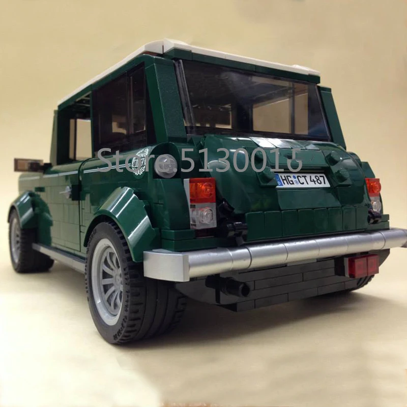 In stock 21002 Technic Creator The Mini Cooper 1077Pcs Building Blocks Compatible 10242 Bricks Toys Christmas Gifts