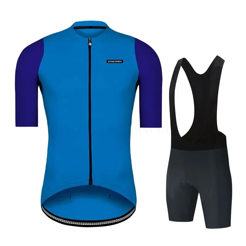 Комплект одежды Etxeondo для езды на велосипеде синие летние шорты с коротким
