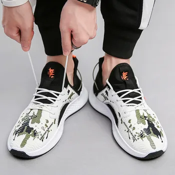 

Casual shoes men's outdoor lightweight breathable shoes Hot selling four seasons jogging shoes men's lace-up sneakers Zapatillas