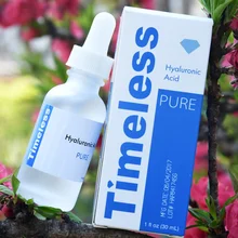 

Timeless The Best 100% Hyaluronic Acid Pure Serum Anti-Aging Firming Whitening Moisturizing Essence Face Skin Care Cosmetics