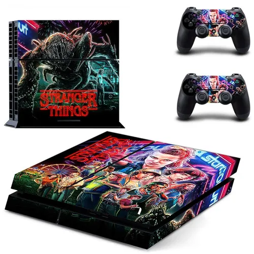 GYTM2752 Странные Вещи полное покрытие лицевые панели наклейка для PS4 Наклейка для playstation 4 консоль и контроллеры наклейка для PS4 виниловая наклейка - Цвет: GYTM2752