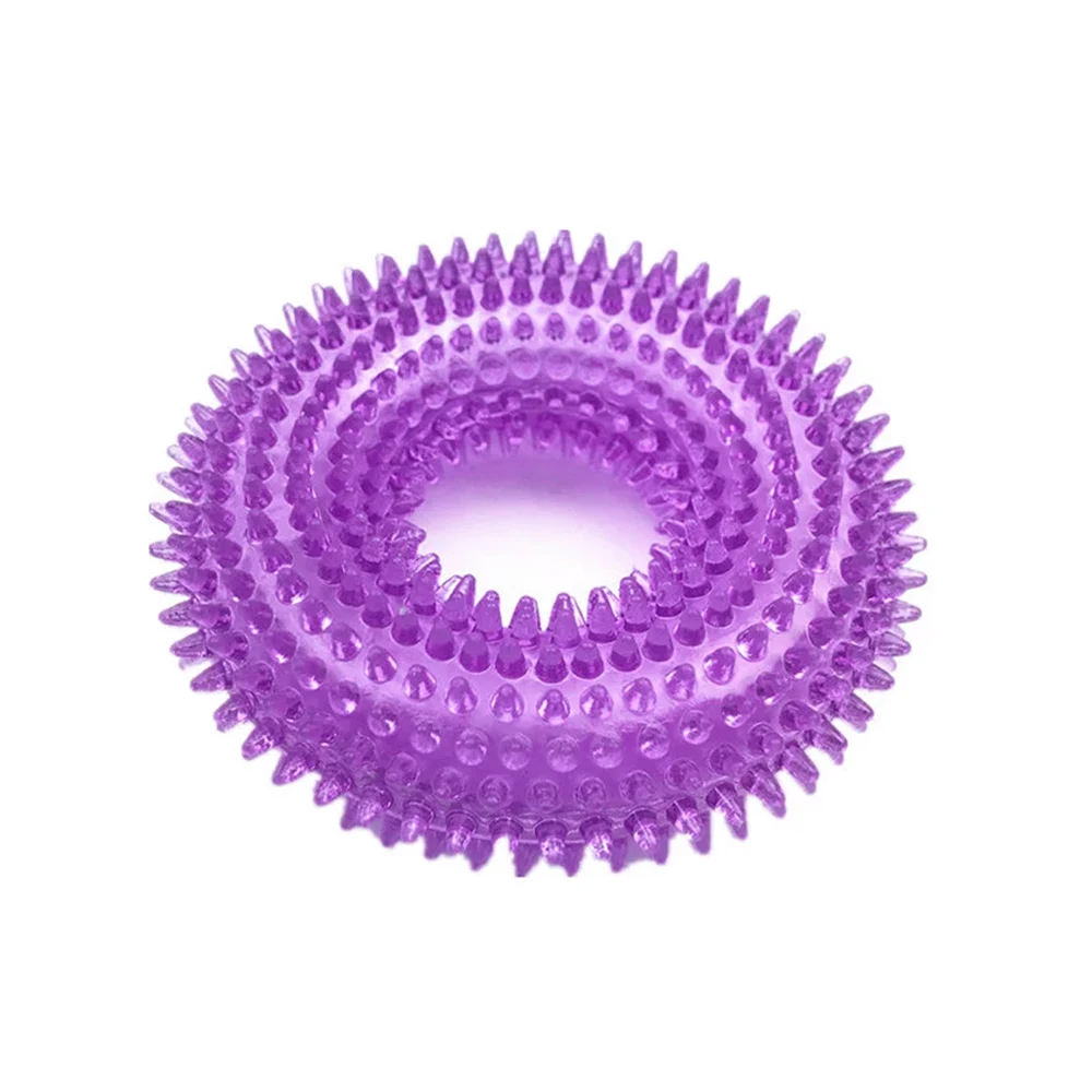 C Pet Toys TPR Bite-Resistant Squeaky Toy Balls For Dog Playing Ball Cleaning Teeth Molar Toy - Цвет: C
