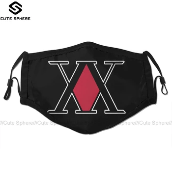 

Hunter X Hunter Mouth Face Mask Hunter X Hunter Logo Facial Mask Funny Kawai with 2 Filters for Adult