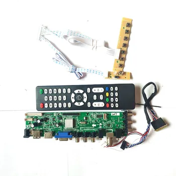 

For LTN173KT01-K01/T01/W01/D01/H01/J01 HDMI VGA USB AV TV 3663 DVB digital panel 1600*900 40-Pin LVDS LCD Controller board Kit