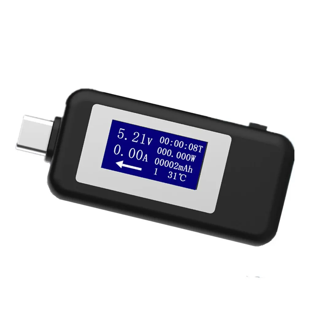 Тип-c Тестер Многофункциональный Dc Цифровой измеритель напряжения и тока Usb Напряжение Амперметр измеритель тока обнаружения