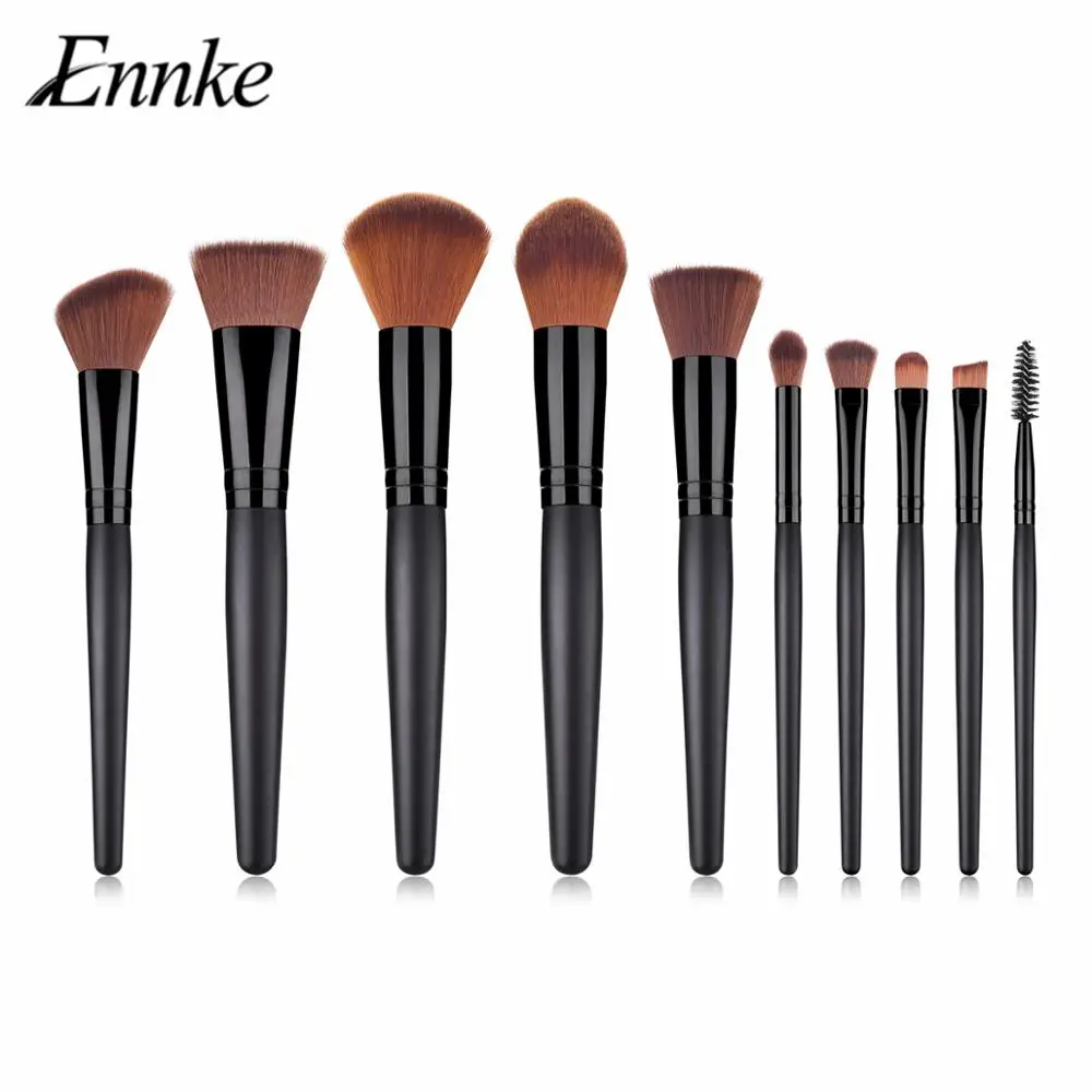ENNKE Facial Beauty Brushes Pro Makeup Brushes For Concealer Loose Powder Foudnation Eye Beauty Micro Brushes Eyelash Blusher