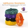 NEW Portable Press Decompression Toys pop Bracelet Fidget Toy Stress Relief Hand Pops Figet It Toy Soft Silicone Wristband