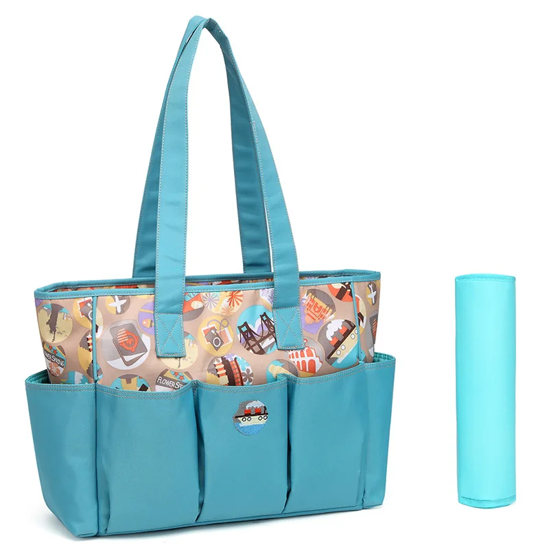 One-Shoulder Diaper Bag Large Capacity Fashion Mummy Bag Diaper Bag Maternity Clothes Bag Maternity Package - Цвет: Ship Tour